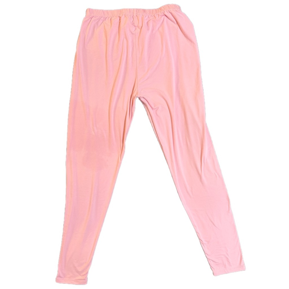 ✨ Butter Soft Plus Size Leggings 3X | Pink, Brown, Mint | Cozy Lounge - Picture 8 of 9